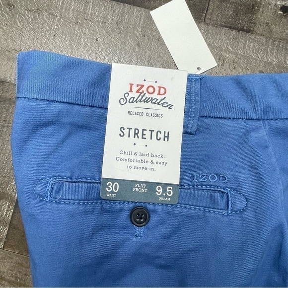 NWT IZOD Saltwater Stretch Chino Short size 30 - Picture 2 of 10